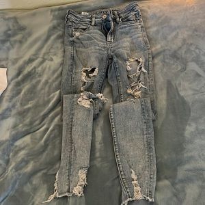 ripped skinny jeans size us4